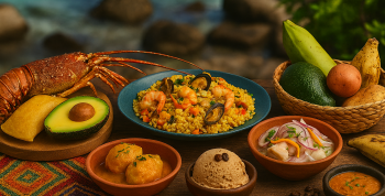 Gastronomía ecuatoriana y turismo en las Islas Galápagos