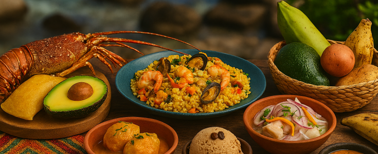 Gastronomía ecuatoriana y turismo en las Islas Galápagos
