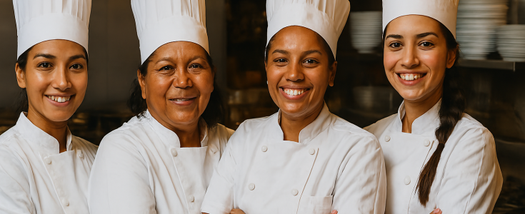 Mujeres que cocinan el cambio