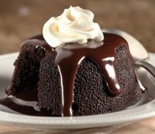 Receta volcán chocolate o coulant