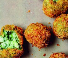 Croquetas de espinacas y queso de cabra